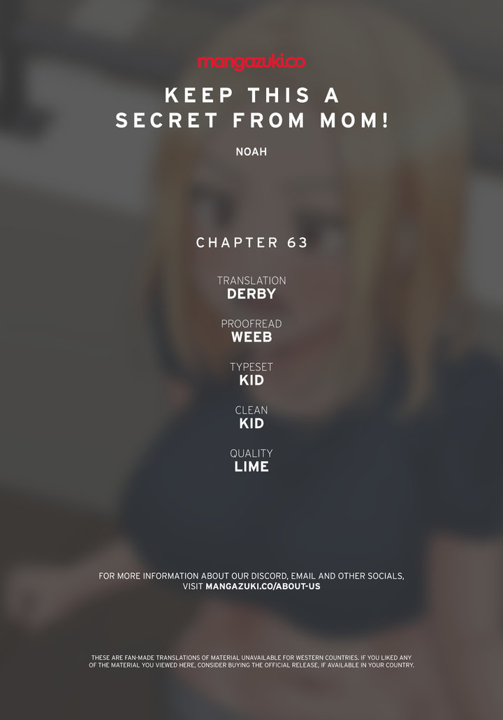 Keep it a Secret from Your Mother! - Chapter 63 Page 1