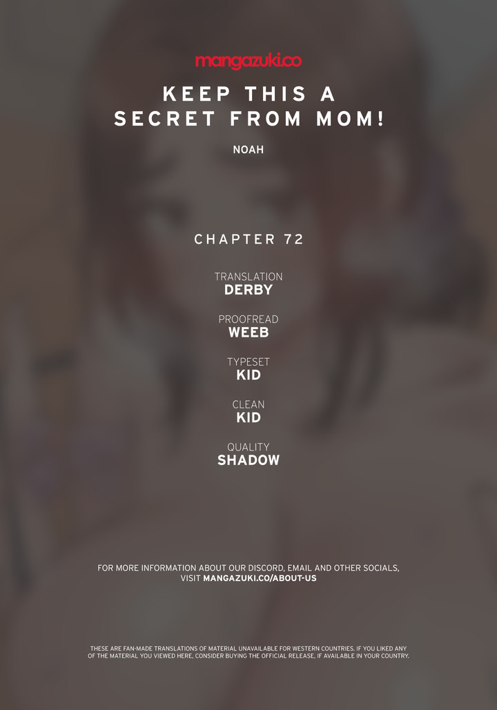 Keep it a Secret from Your Mother! - Chapter 72 Page 1