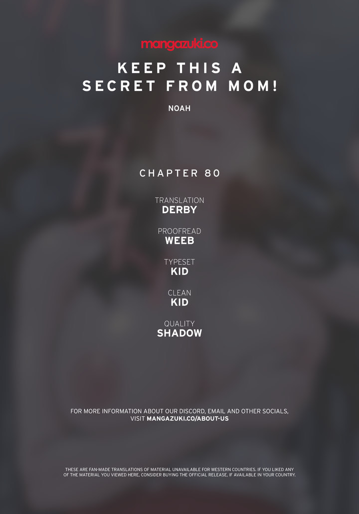 Keep it a Secret from Your Mother! - Chapter 80 Page 1