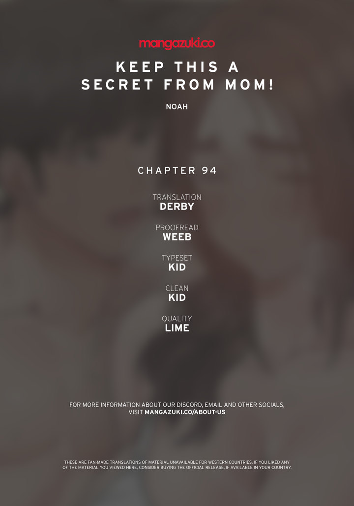 Keep it a Secret from Your Mother! - Chapter 94 Page 1