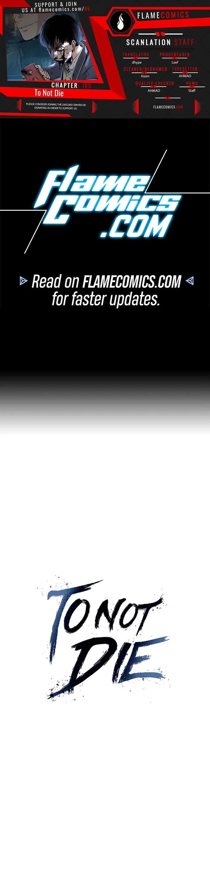 To Not Die - Chapter 185 Page 1