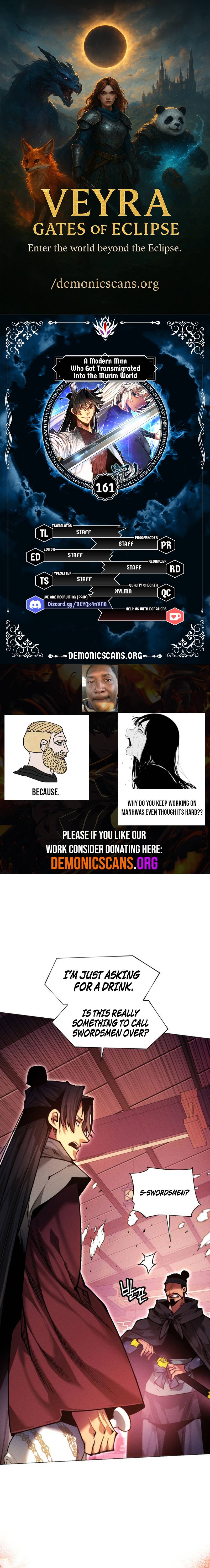 A Modern Man Who Got Transmigrated Into the Murim World - Chapter 161 Page 1