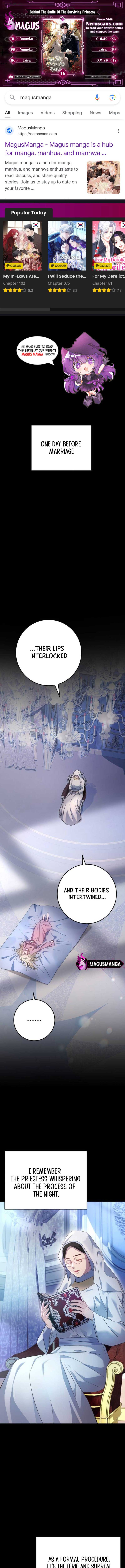 Beneath the Surviving Princess Joyful Facade - Chapter 16 Page 1