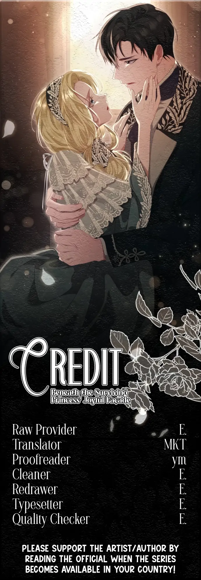 Beneath the Surviving Princess Joyful Facade - Chapter 40 Page 1