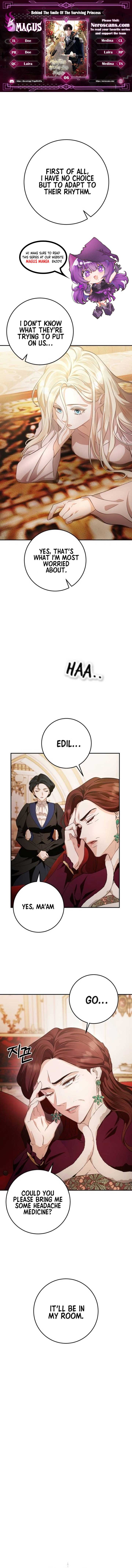 Beneath the Surviving Princess Joyful Facade - Chapter 6 Page 1