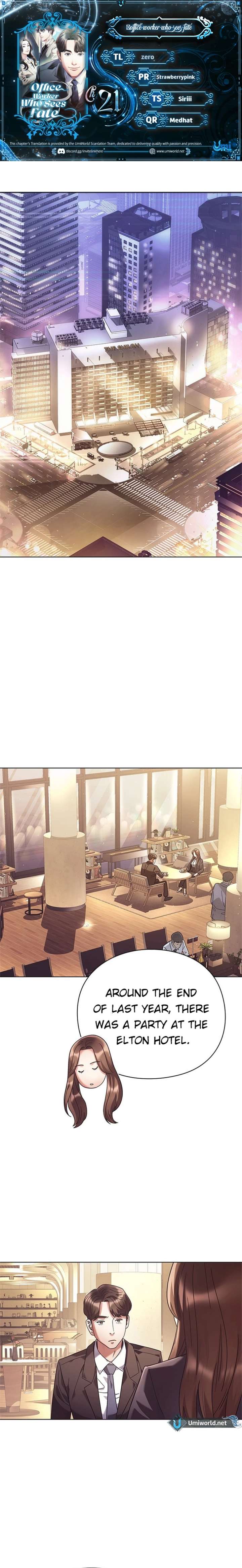 Office Worker Who Sees Fate - Chapter 21 Page 1