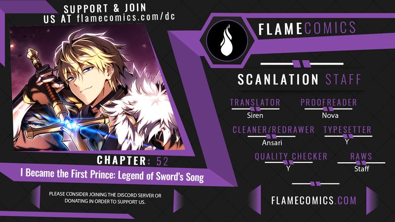 I Became the First Prince: Legend of Sword’s Song - Chapter 52 Page 1