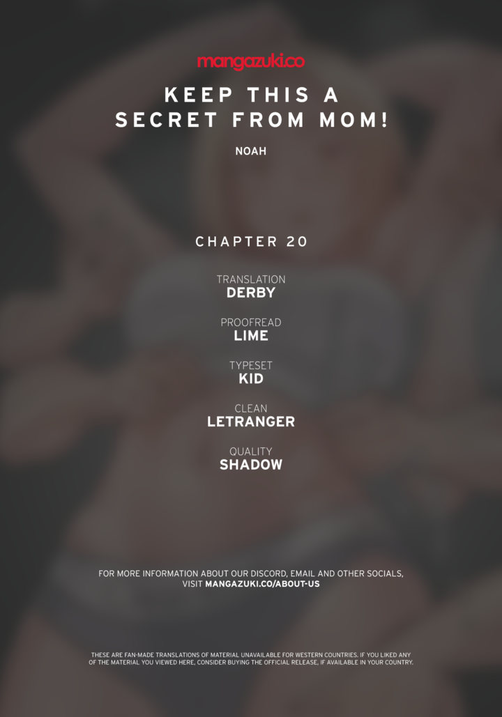 Keep it a Secret from Your Mother! - Chapter 20 Page 1