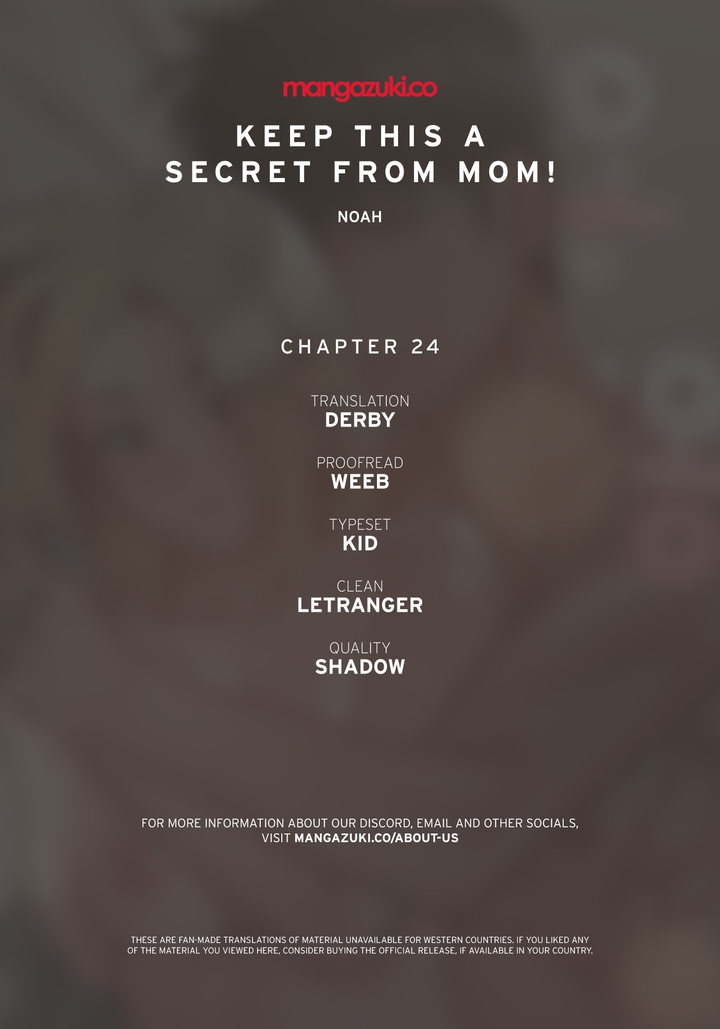 Keep it a Secret from Your Mother! - Chapter 24 Page 1
