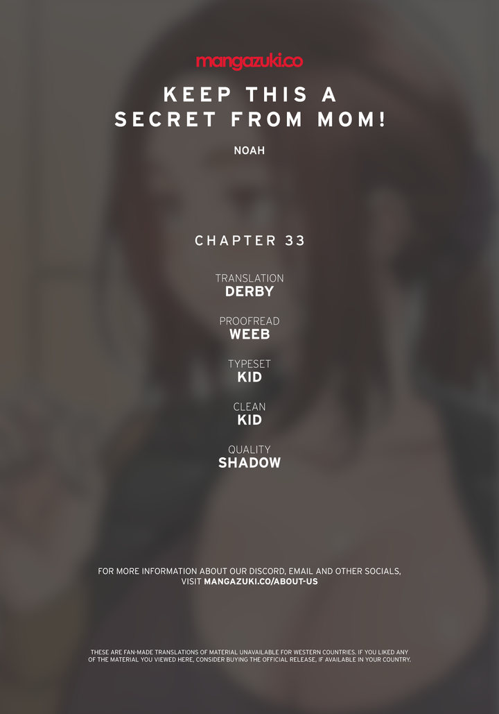 Keep it a Secret from Your Mother! - Chapter 33 Page 1