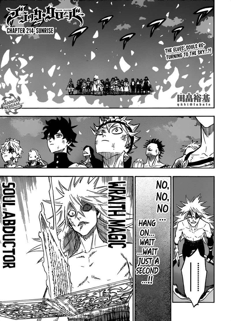 Black Clover - Chapter 214 Page 1