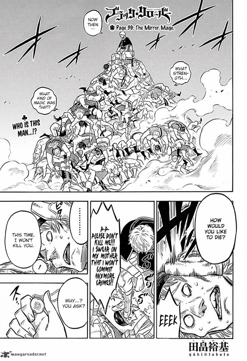 Black Clover - Chapter 39 Page 1
