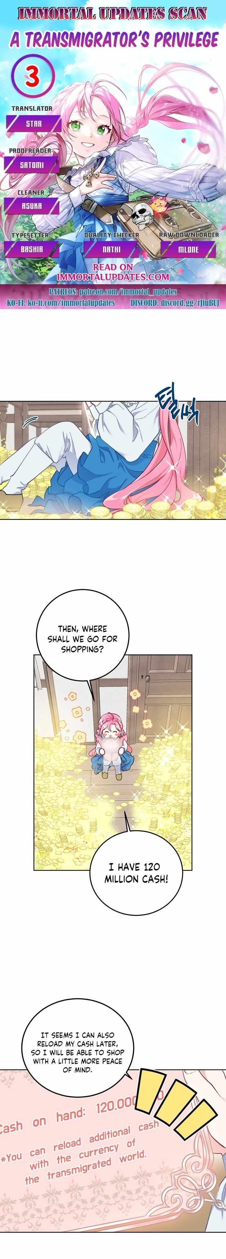 A Transmigrator's Privilege - Chapter 3 Page 1